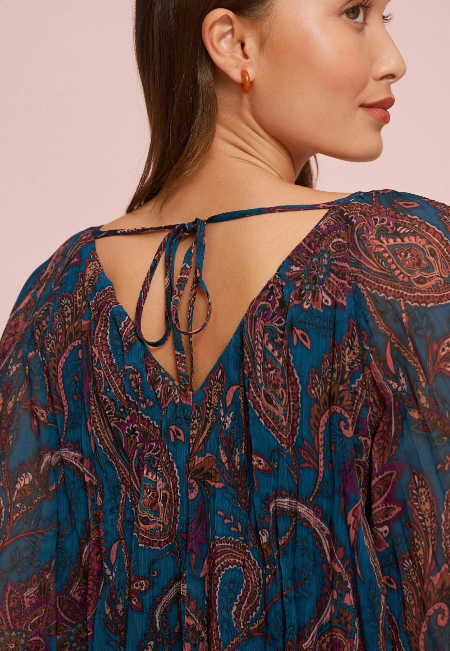 Next Long Sleeve Pleated Standard - Blouse - Blue 5 Next Long Sleeve Pleated Standard - Blouse - Blue - Afbeelding 3