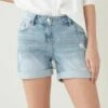 Next Standard - Jeansshort - Bleach Blue Ripped -Next b7565425592845eeb16f2148b0d8fb5c