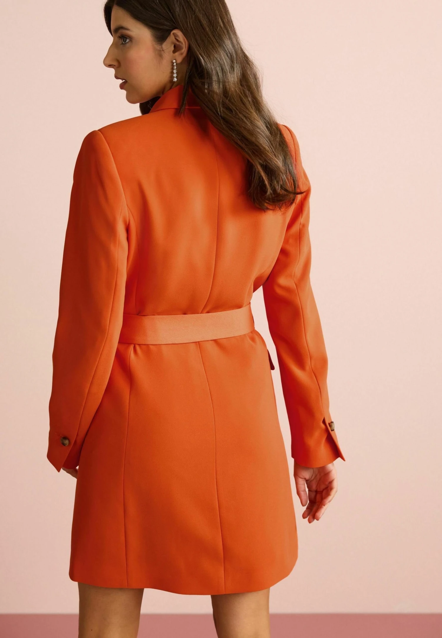 Next Long Sleeve- Halflange Jas - Orange 4 Next Long Sleeve- Halflange Jas - Orange - Afbeelding 2