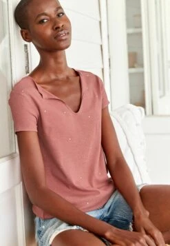 Next Short Sleeve Raw Edge Standard - T-Shirt Print - Pink Embellished Sparkle 10 Next Short Sleeve Raw Edge Standard - T-Shirt Print - Pink Embellished Sparkle -Next bb4fa3216fe848c5b28186d008fb51fa