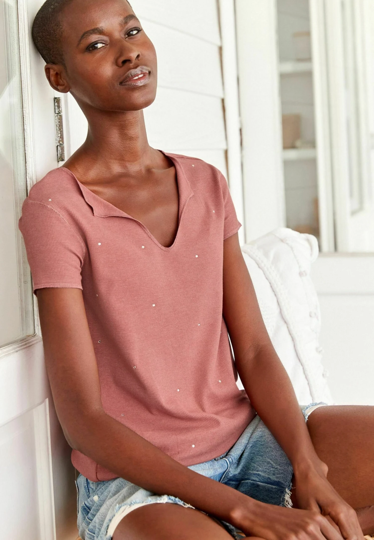 Next Short Sleeve Raw Edge Standard - T-Shirt Print - Pink Embellished Sparkle 5 Next Short Sleeve Raw Edge Standard - T-Shirt Print - Pink Embellished Sparkle - Afbeelding 3