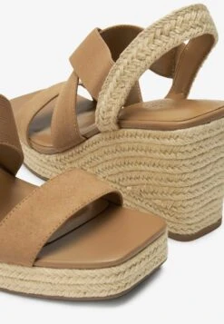 Next Forever ComfortCross Over - Sandalen Met Sleehak - Tan Brown -Next bbeb719388d447c087f28cfdad6c50f9