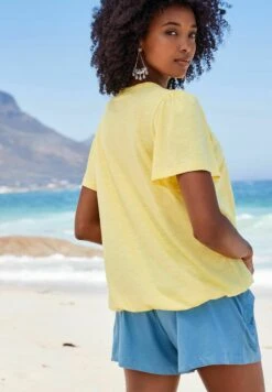 Next Short Sleeve Crew Neck Bubblehem Standard - T-Shirt Print - Ochre Yellow -Next bc14b2299d3d44ceb386ee2a9c7e06a4