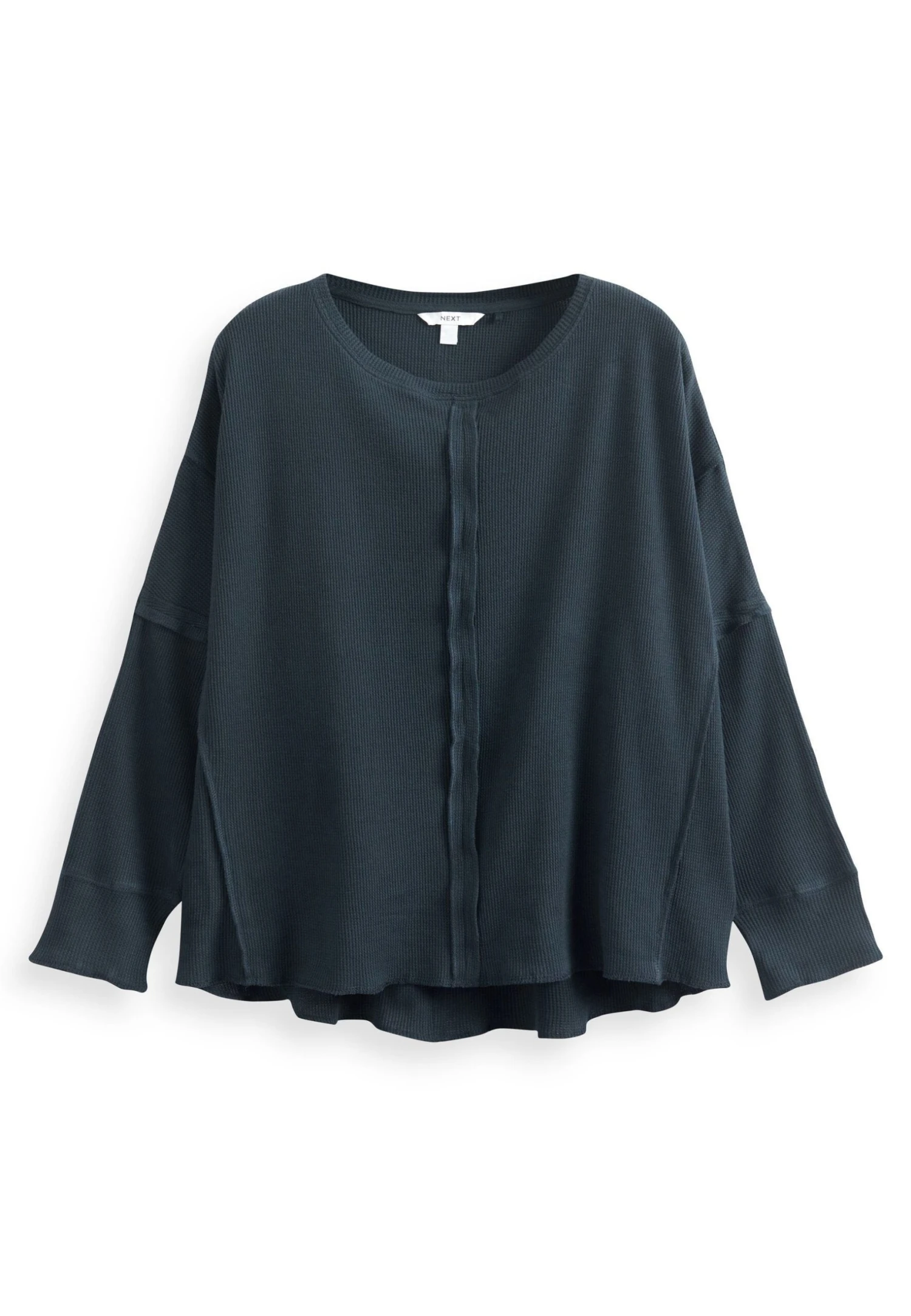 Next Long Sleeve Seam Detail Texture Standard Tall - Trui - Navy Blue 6 Next Long Sleeve Seam Detail Texture Standard Tall - Trui - Navy Blue - Afbeelding 4