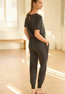 Next ActiveShort Sleeve Petite - Jumpsuit - Charcoal Grey -Next bc8e5c54921f4e308551989878ab0a6c