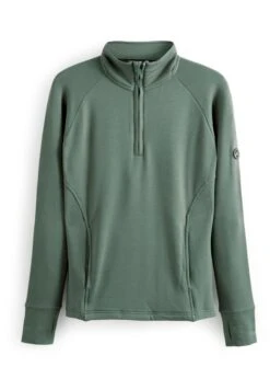 Next Brushed Thermal Half Zip - Sweater - Sage Green -Next bc90dcdeeec7411182cd659300935a5f