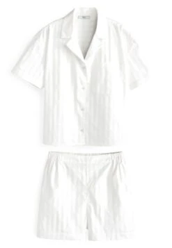 Next Luxe Premium Set Standard - Pyjama - White -Next bd5a082bdbbc45d396b3528b93c3a727