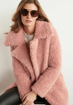 Next Borg - Winterjas - Pink -Next bda3901a62e24bbfa1de44b9d660520b