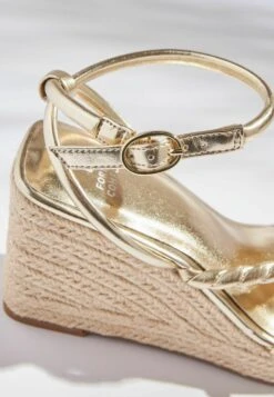 Next Forever Comfort Rope Standard - Sandalen Met Sleehak - Gold -Next be3a42ec2e5a4a4dabd181abe3d2e016