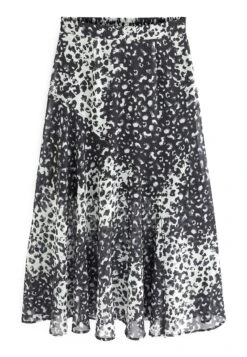 Next Standard - A-Lijn Rok - Monochrome Animal -Next be6af32f848547eaaa0962f62563dd50