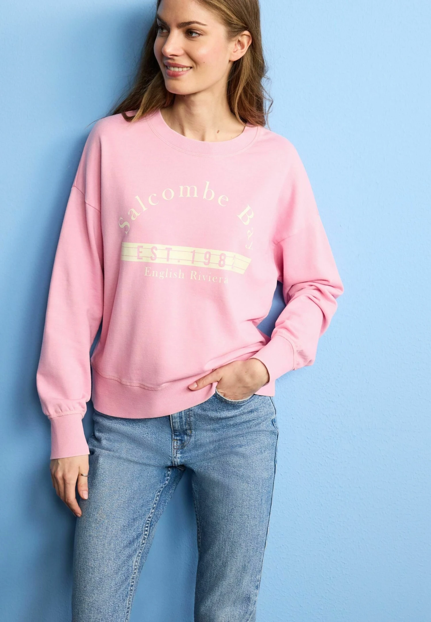 Next Graphic - Sweater - Pink Salcome Bay 3 Next Graphic - Sweater - Pink Salcome Bay