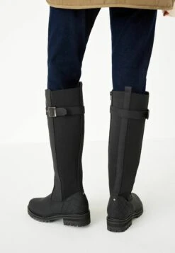 Next Forever Comfort®Stitch Detail Knee High Regular/Wid - Plateaulaarzen - Black -Next c15ea92fecbc40a98fbe514786b52cbe