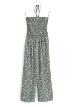 Next Shirred Bandeau Standard - Jumpsuit - Khaki Woodblock -Next c2332446842a4d36979a85683f7114c5