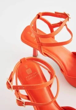 Next Sandalen Met Enkelbandjes - Orange -Next c25e2fbc088b45e8a2531cb61484e4bc