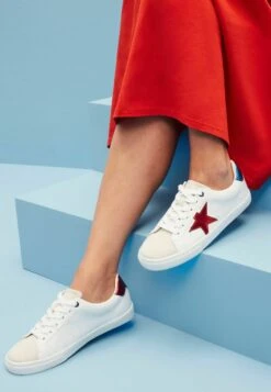 Next Forever Comfort Double Star - Sneakers Laag - White