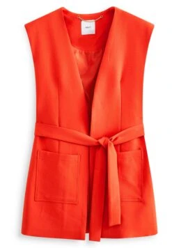 Next Sleeveless Belted- Bodywarmer - Red -Next c3065cb681ea4d40930f6d2960607ecc