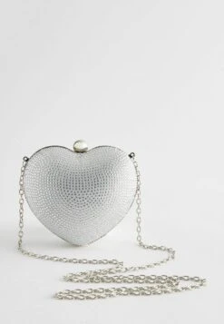 Next Sparkle Heart Standard - Schoudertas - Silver -Next c54a8e36228840a79f2a5aeec7f9537e