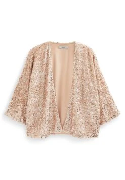 Next Sequin Standard - Lichte Jas - Rose Gold -Next c69ee1820b844b56a1041baebb6a8645