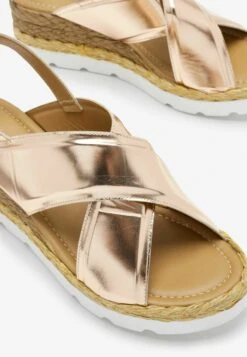 Next Forever Comfort Cross Over - Espadrilles - Rose Gold -Next c6e26ec60f4a4c50bdf37e1e906783c8