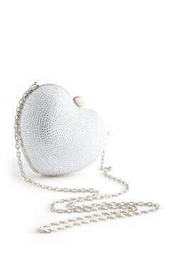 Next Sparkle Heart Standard - Schoudertas - Silver