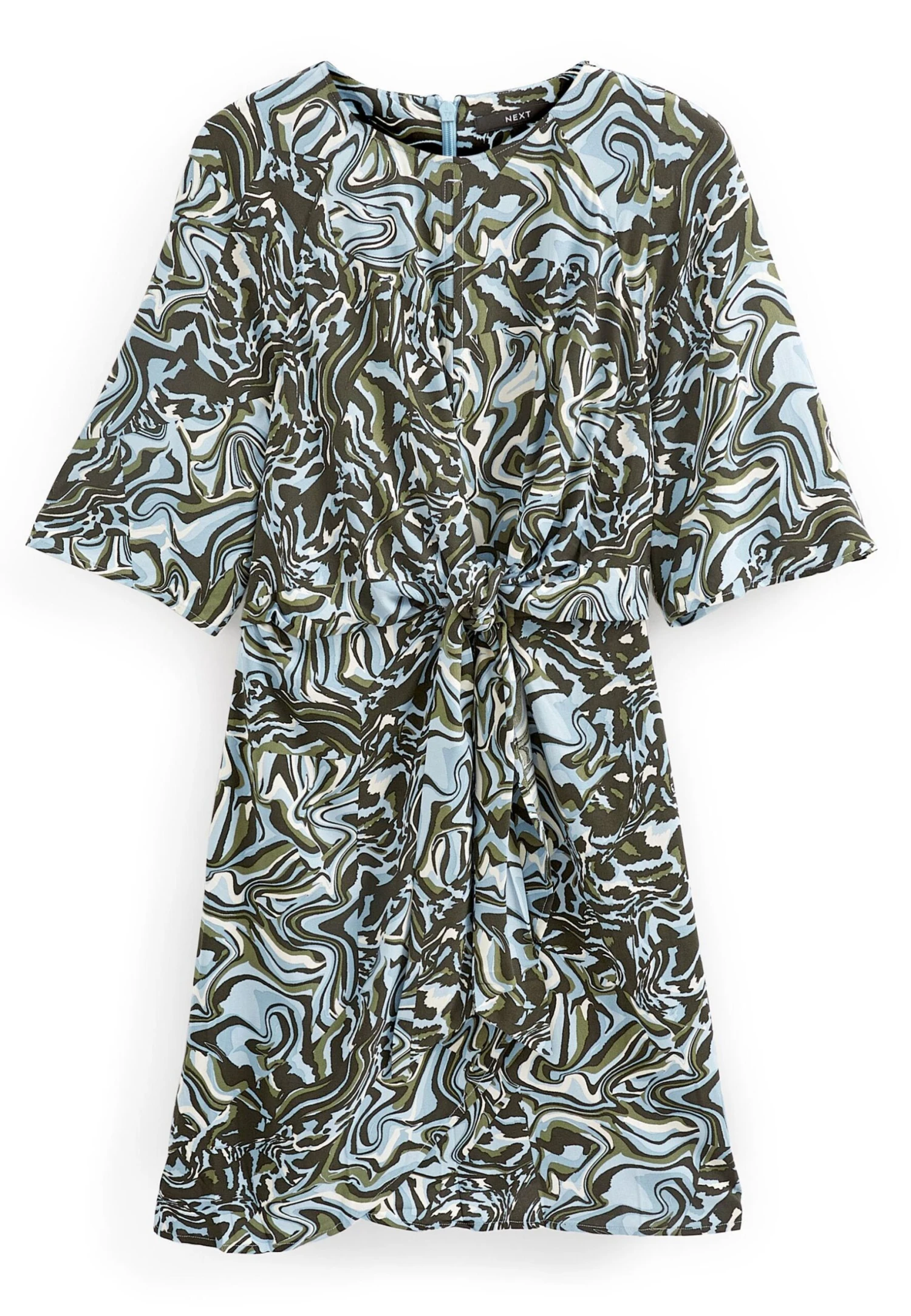 Next Twist Front Standard - Jurk - Blue Marble Print 7 Next Twist Front Standard - Jurk - Blue Marble Print - Afbeelding 5