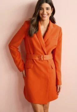 Next Long Sleeve- Halflange Jas - Orange