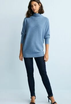 Next Batwing Sleeve High Neck Standard - Trui - Blue