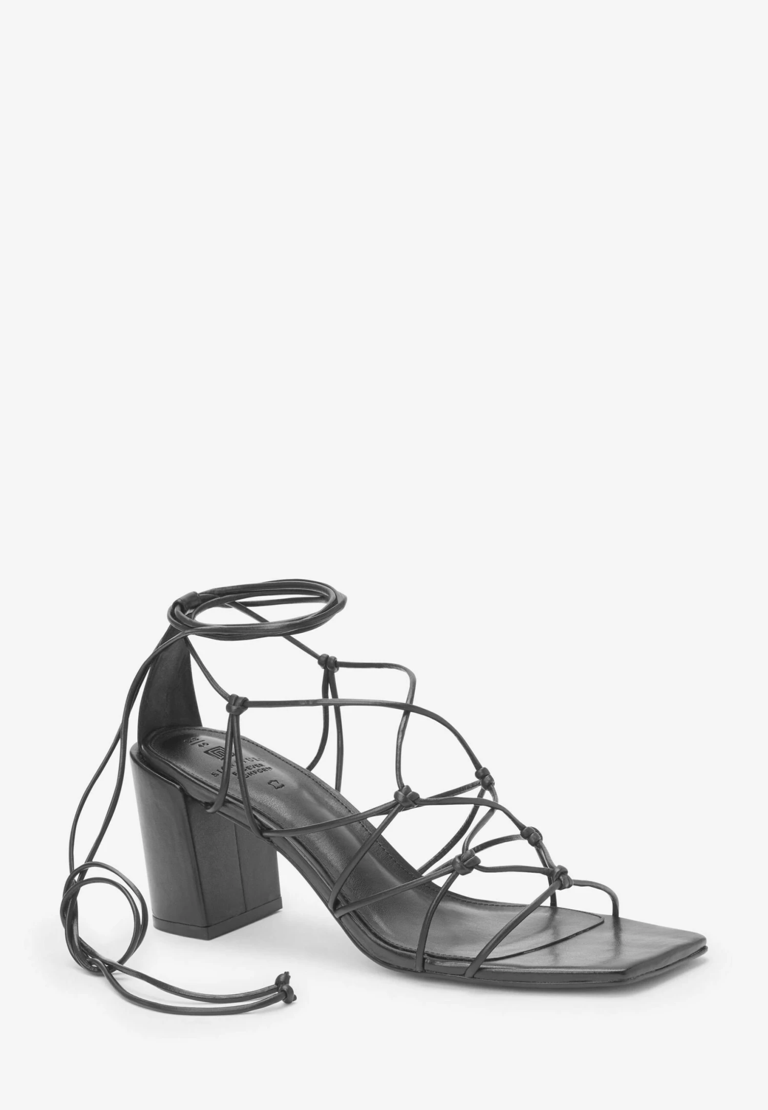 Next Signature Caged Knot Block Heels - Sandalen - Black 6 Next Signature Caged Knot Block Heels - Sandalen - Black - Afbeelding 4