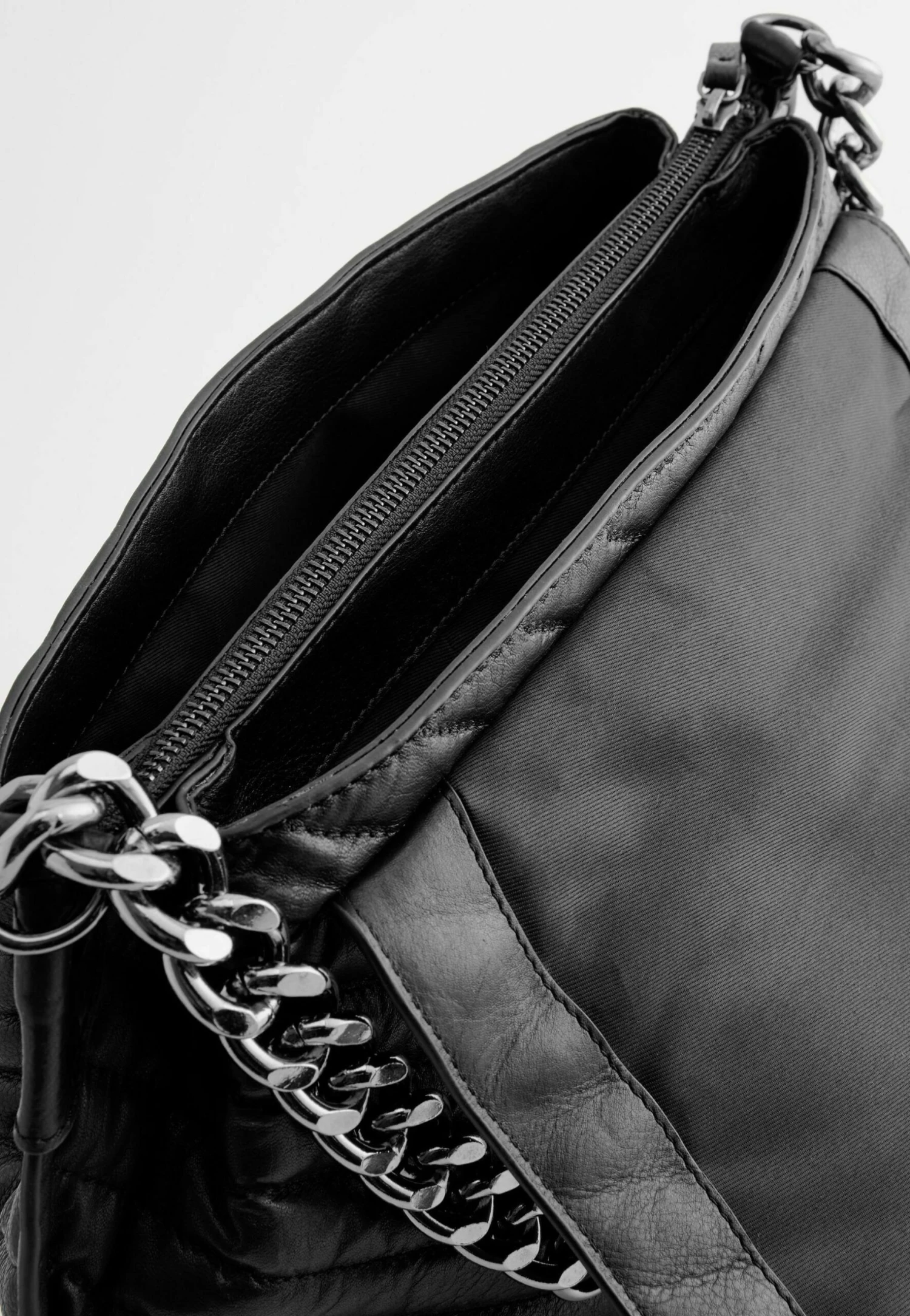 Next Quilted Chain Shoulder Standard - Handtas - Black 7 Next Quilted Chain Shoulder Standard - Handtas - Black - Afbeelding 5