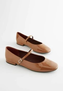 Next Forever Comfort Mary Jane Standard - Ballerina'S Met Enkelbandjes - Camel Brown -Next c9cece77cc8548b39ff05722ec8e9b3a