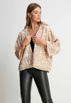 Next Sequin Standard - Lichte Jas - Rose Gold