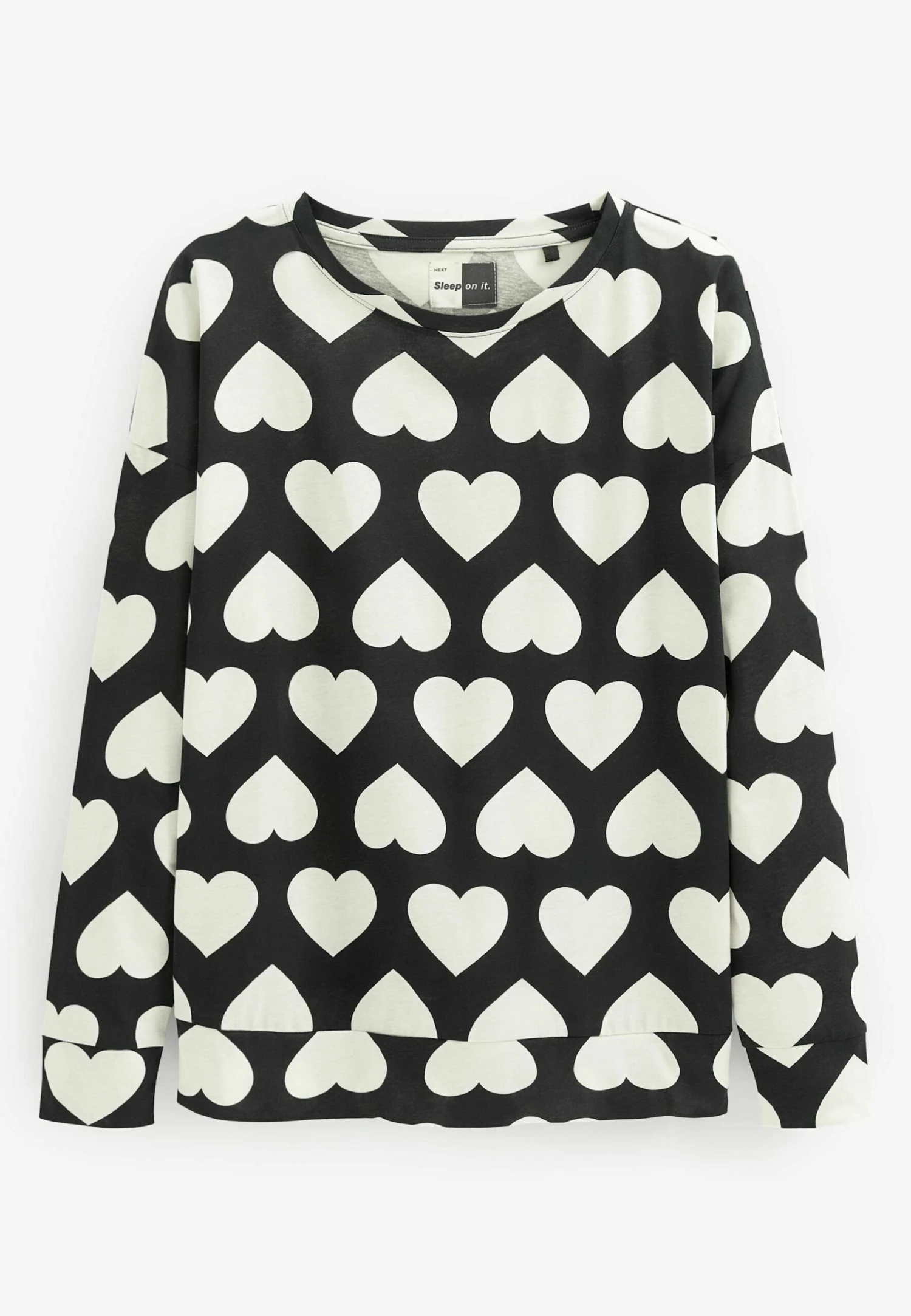 Next Long Sleeve Sets 2 Pack Standard - Pyjama - Black White Heart Print 12 Next Long Sleeve Sets 2 Pack Standard - Pyjama - Black White Heart Print - Afbeelding 10