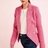 Next Boucle Fitted Standard - Blazer - Pink -Next cb74938c4db74a889b55c3ea202feb85