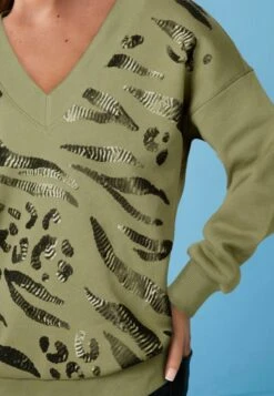 Next Graphic - Sweater - Green -Next cc9011cfbc8a4146ad993843755aa66e