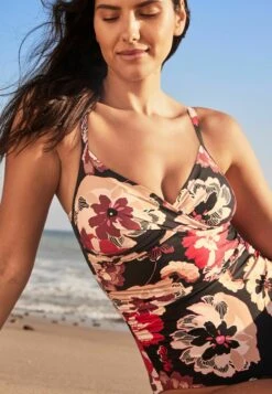 Next Shape Enhancing - Badpak - Black Floral -Next cca007f30d2c478fbddd415972e10ec7