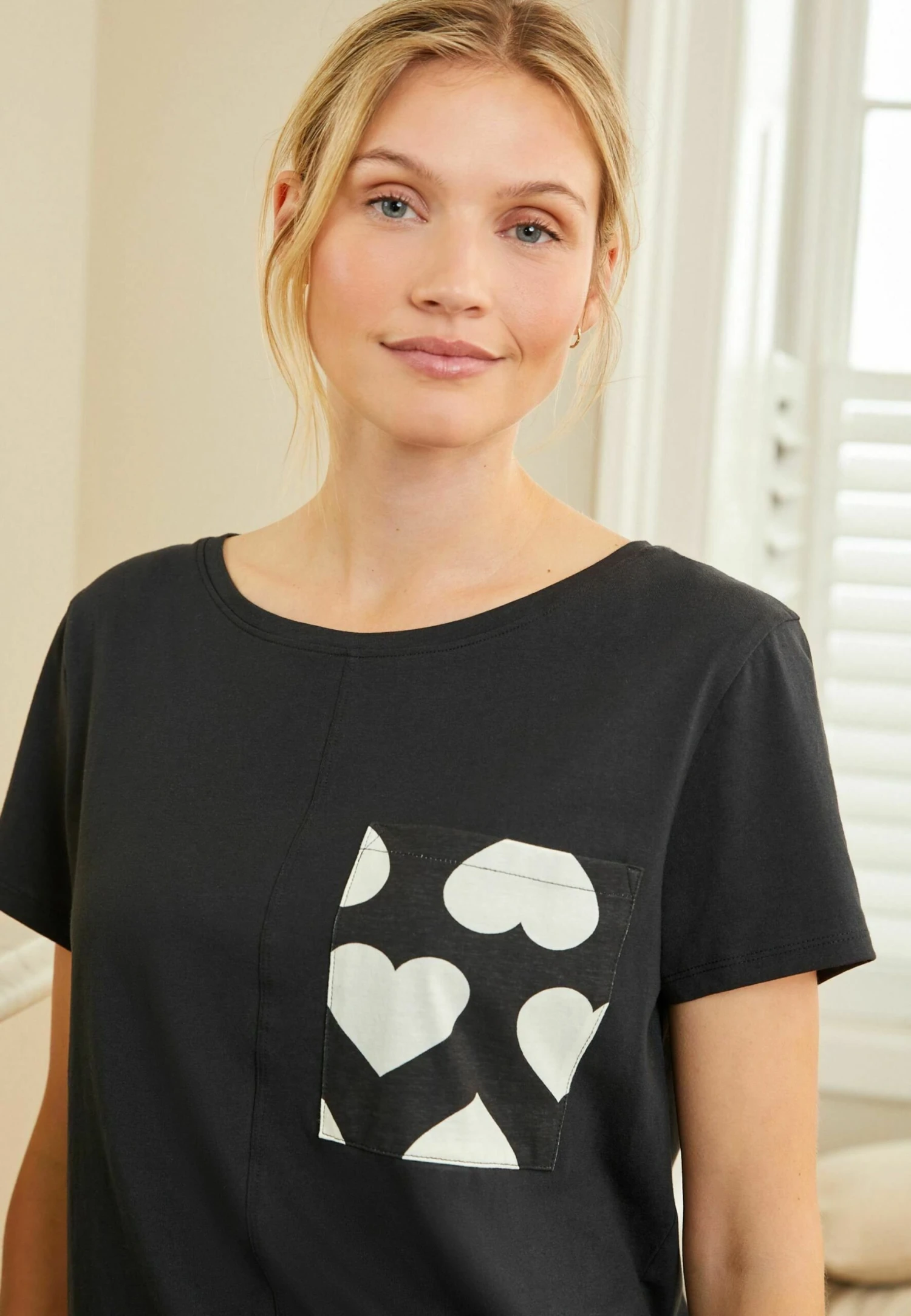 Next Long Sleeve Sets 2 Pack Standard - Pyjama - Black White Heart Print 3 Next Long Sleeve Sets 2 Pack Standard - Pyjama - Black White Heart Print