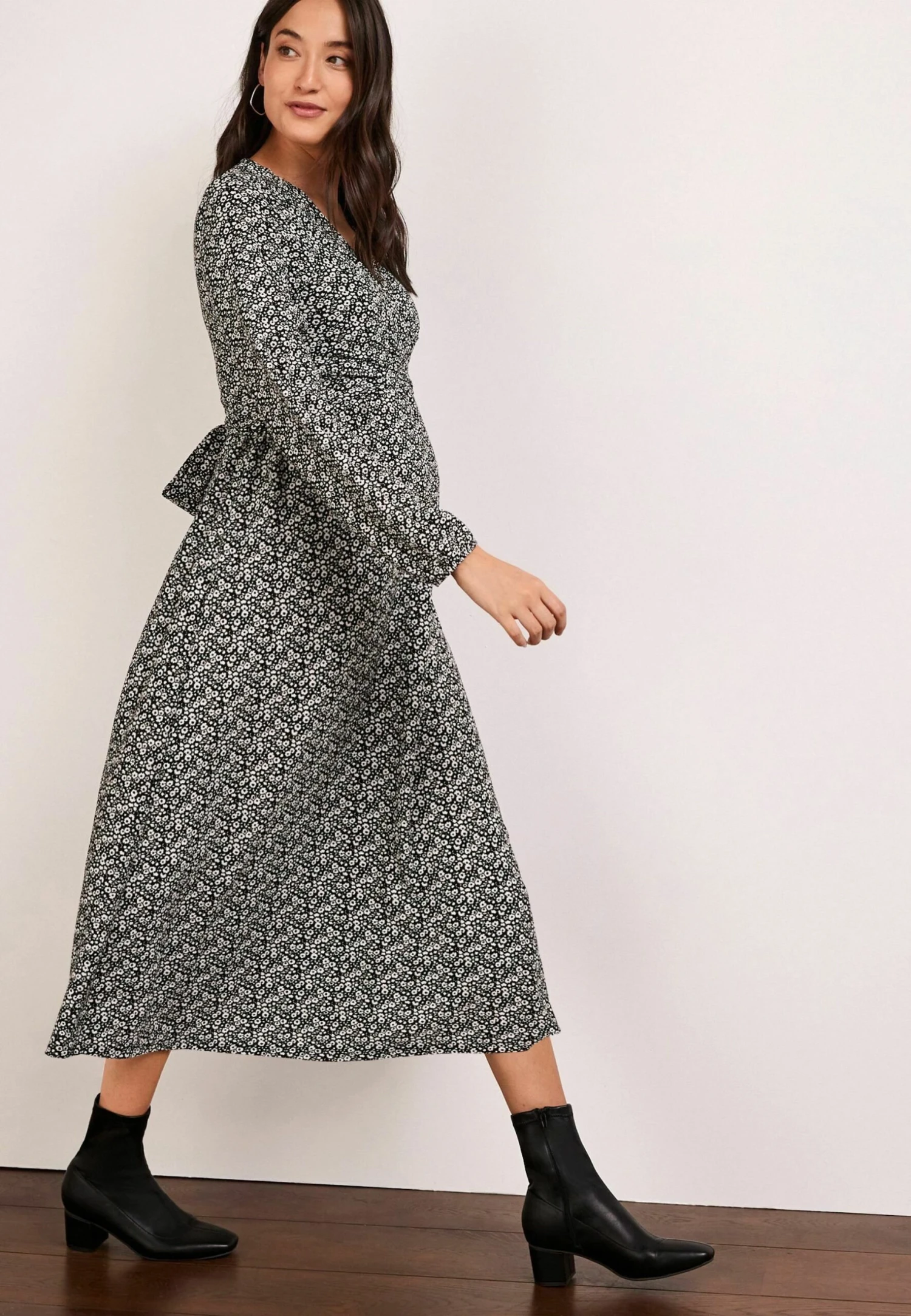 Next Jurk - Black White 5 Next Jurk - Black White - Afbeelding 3