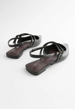 Next Forever Comfort Double Buckle Standard - Slingback Ballerina´S - Black -Next d07656267655408aa10cd6bf3fd35fa1