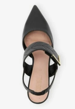 Next Forever Comfort Hardware Slingback - Muiltjes Met Hak - Black -Next d188ec24773e4cbd96a054f68ad52678