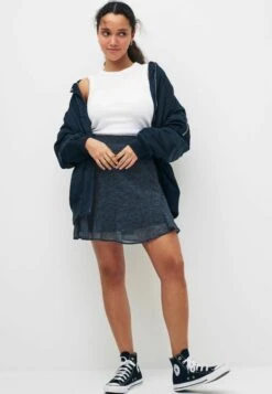 Next Standard - A-Lijn Rok - Blue Black Animal Print -Next d21fb06d9d984e20a12590a163ca086b