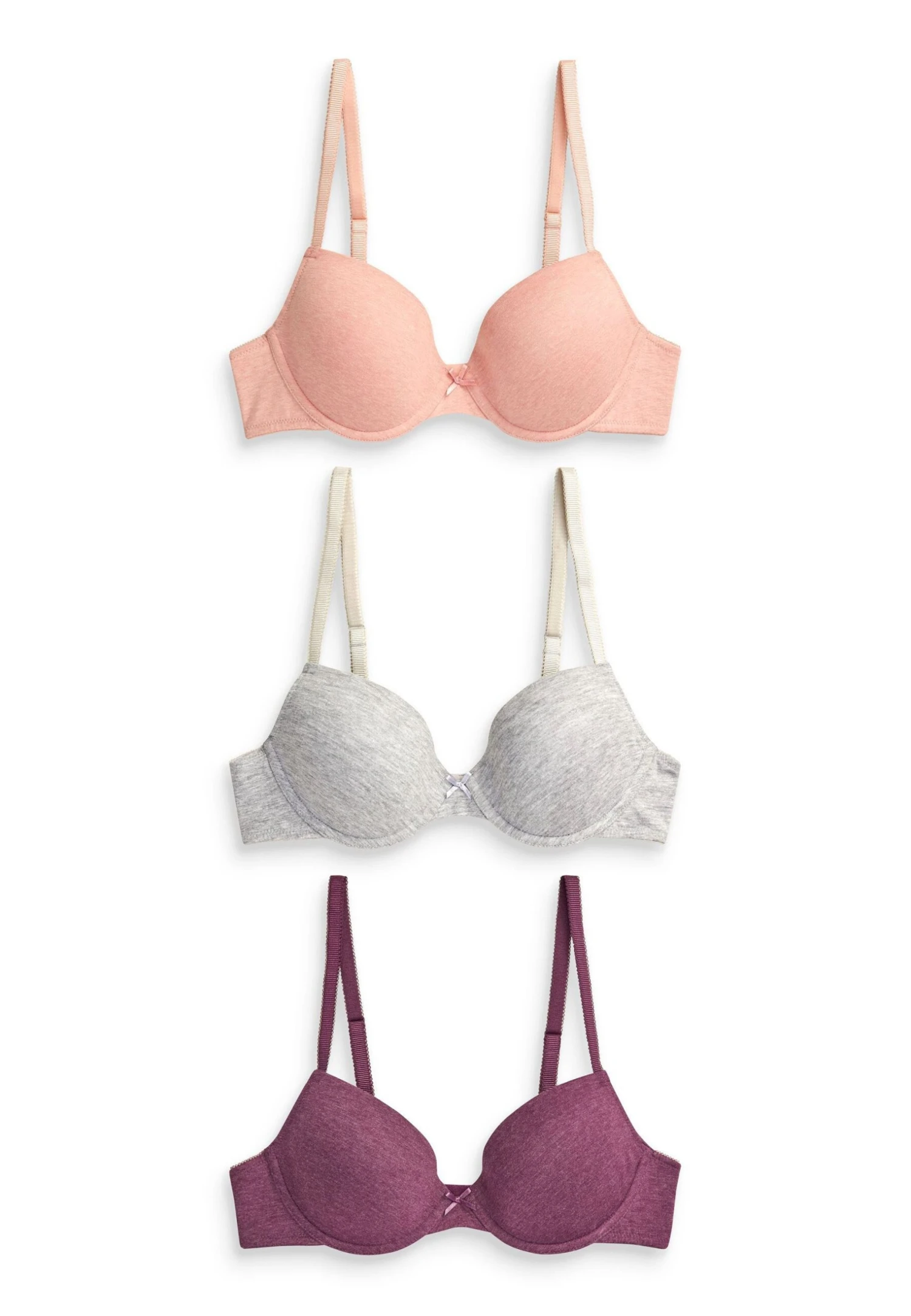 Next Carrie Light Pad Plunge 3 Pack - Beugel Bh - Pink 3 Next Carrie Light Pad Plunge 3 Pack - Beugel Bh - Pink
