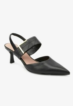 Next Forever Comfort Hardware Slingback - Muiltjes Met Hak - Black -Next d40cdf0bd63c4a6e973252d06e50b1b4