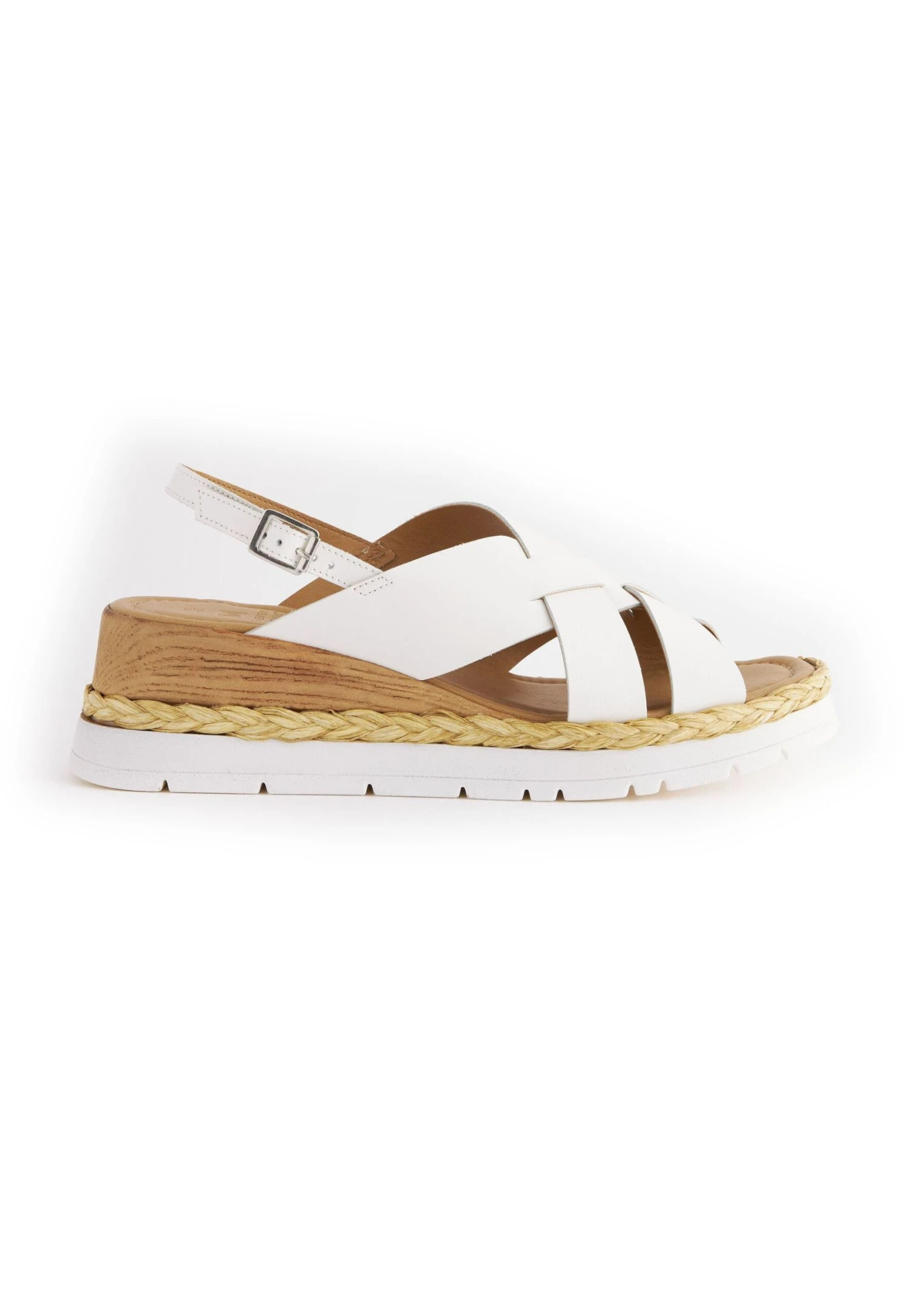 Next Forever Comfort Crossover- Sandalen Met Sleehak - White 3 Next Forever Comfort Crossover- Sandalen Met Sleehak - White