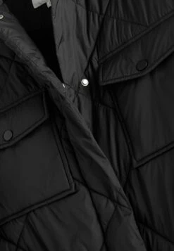 Next Quilted Longline Shacket Standard - Winterjas - Black -Next d5b3eb48c6e7422a94b0234b5bbf4fc3