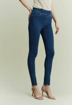 Next Super Stretch Soft Sculp Standard - Jeggings - Dark Blue