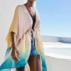 Next Longline Tie Waist Kimono Standard - Strandaccessoire - Ombre -Next d74a5762c4564ef2800c3348a32dc78b