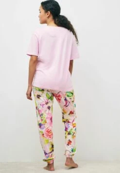 Next Set Standard - Pyjama - Pink Floral Watercolour