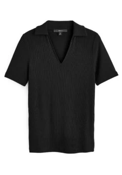 Next Neck Short Sleeve Standard - Poloshirt - Black -Next d92533ea93714e5f9fb8379b7a7a126f