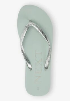 Next Embellished Toe Post Beach- Teensandalen - Silver -Next d950299a613c41618e7a9e30b08c4f61