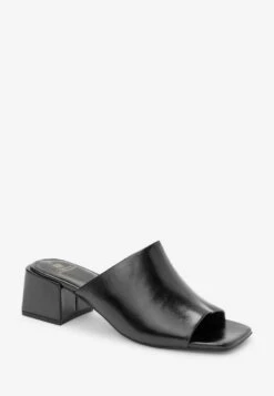 Next Forever Comfort Block Heel Standard - Muiltjes Met Hak - Black -Next d9a8c2841cf84c4f9bdbfa948dc8b4dd